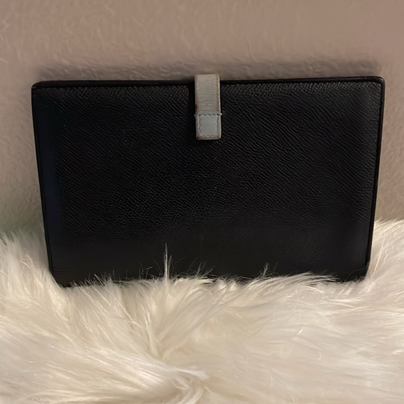 Celine Large Strap Logo Leather long Bifold wallet - Picture 2 of 10